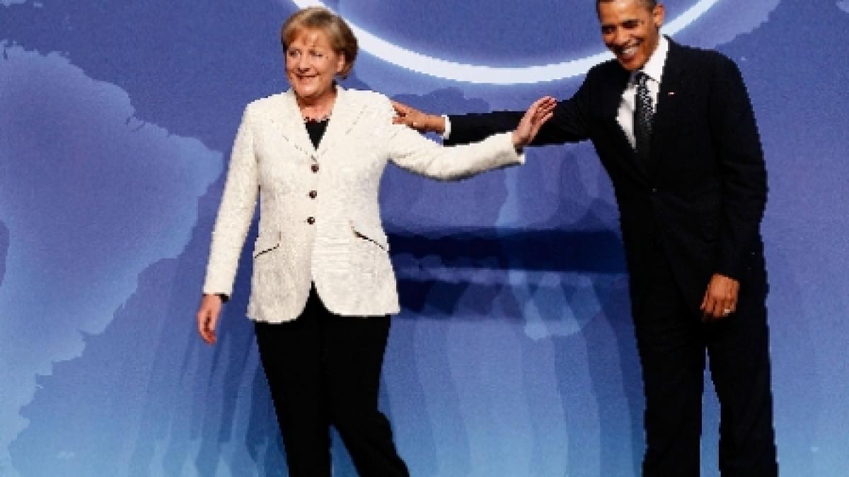 intalnire privata barack obama angela merkel sambata dupa summitul g8