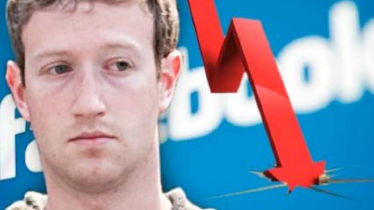 facebook se prabuseste actiunile companiei in cadere libera