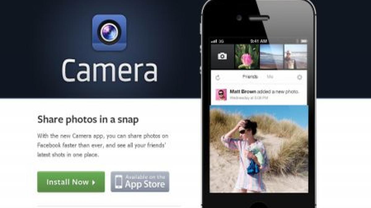 facebook a lansat propria aplicatie de photo sharing la o luna si jumatate dupa ce a cumparat