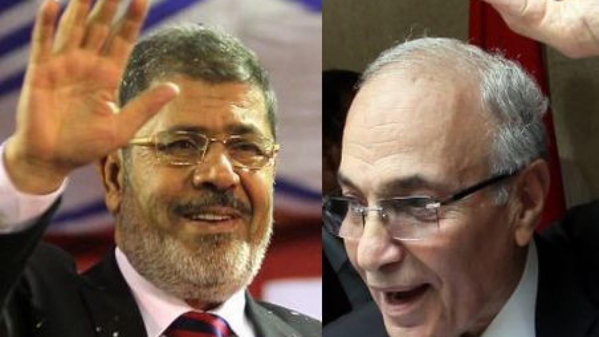 mohammed morsi si ahmed shafiq s au calificat in turul doi al prezidentialelor din egipt