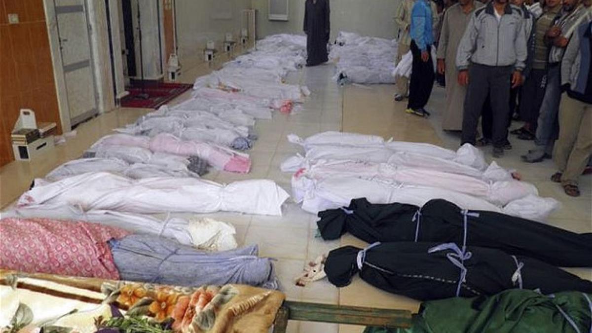 onu condamna masacrul din siria din cei 108 oameni ucisi 49 erau copii