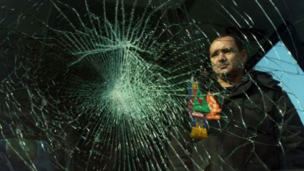 trei autocare s au tamponat pe dn 7 in arad nici un pasager nu a fost ranit