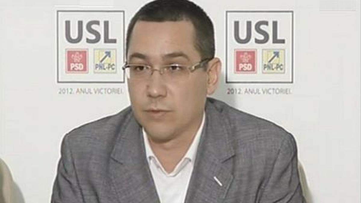 ponta alegerile de azi un moment istoric usl a scos pdl din bucuresti