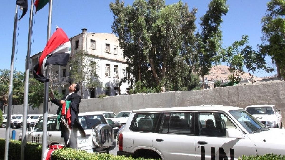 siria onu anunta suspendarea misiunii din cauza intensificarii violentelor