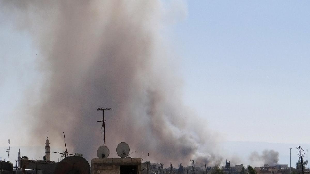 orasul homs este sub asediu armata siriana a reluat bombardarea intensiva