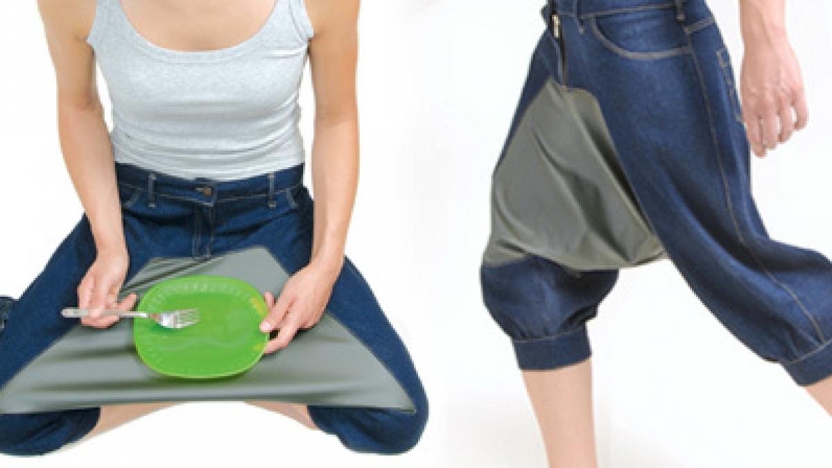 vezi aici cum arata pantalonii tava pentru picnic