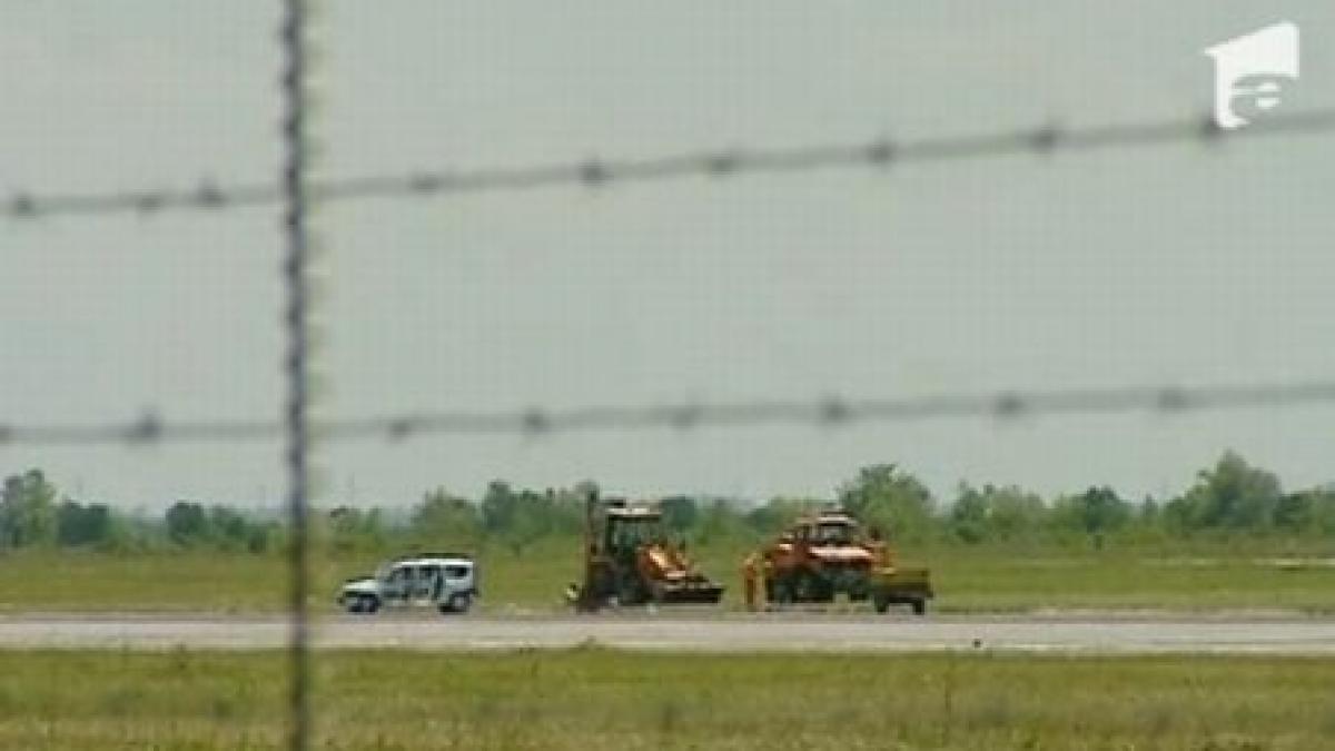 patru milioane de euro pentru reparatia cu fisuri a unei piste de la otopeni