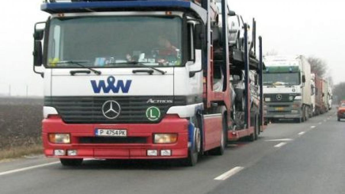 canicula a blocat activitatea soferilor de tir conducatorii auto au blocat drumurile