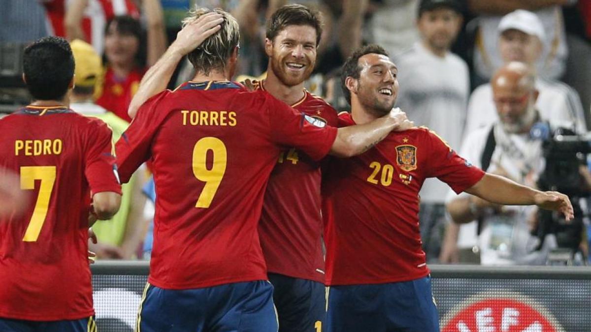 euro 2012 dubla lui xabi alonso o califica pe spania in semifinale