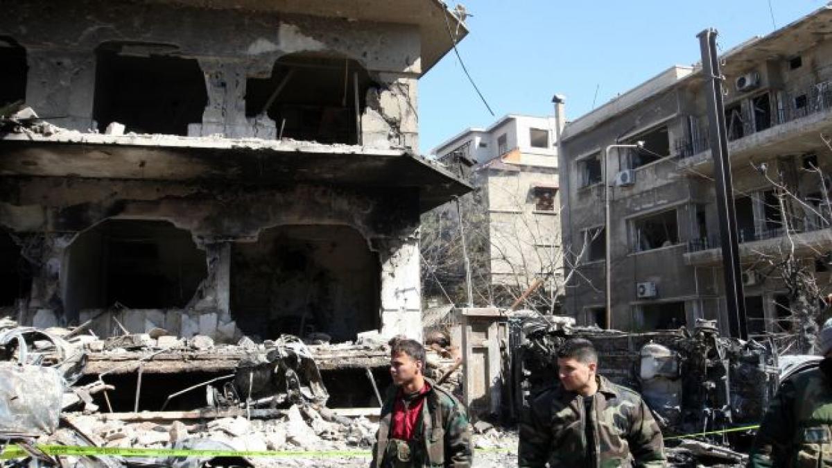 atac terorist in sediul unei televiziuni siriene au fost executati jurnalisti si angajati