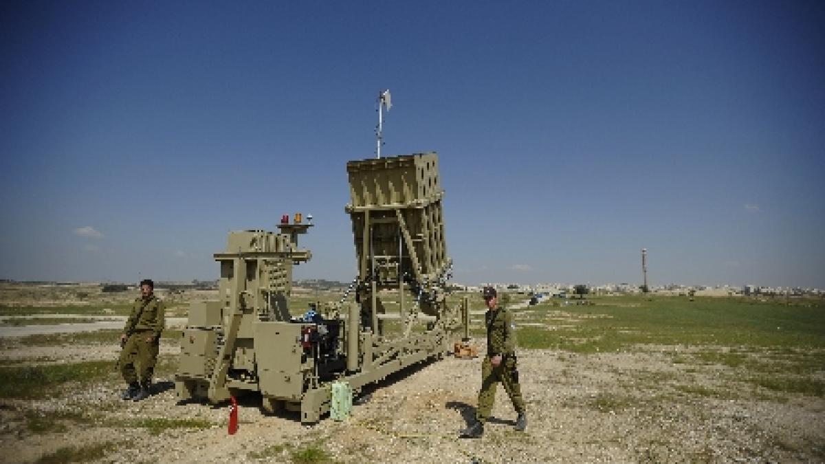 israelul atacat cu rachete lansate din fasia gaza iron dome a doborat proiectilele