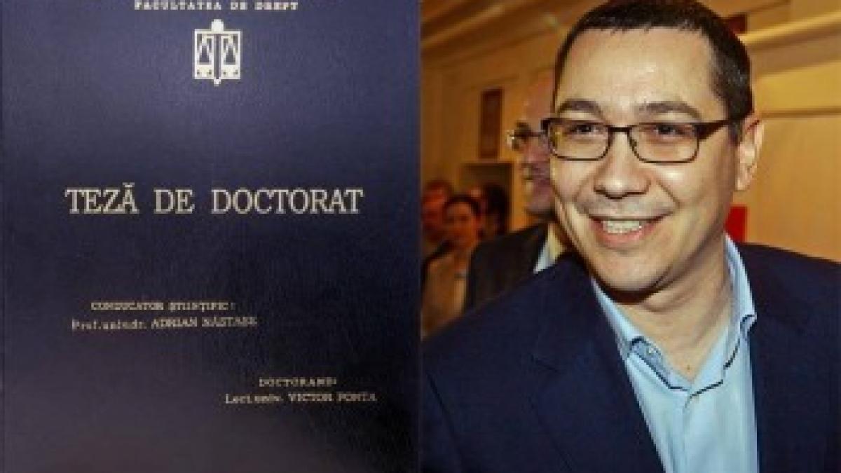cnatdcu cere retragerea titlului de doctor al lui ponta pop deciziile consiliului sunt nule
