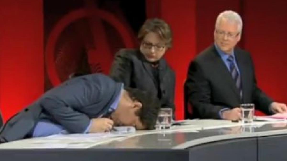 i a speriat pe toti din jurul lui ce a patit un parlamentar in timpul unei emisiuni in direct