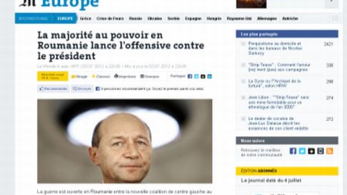 in romania a inceput razboiul presa internationala comenteaza evenimentele politice din tara noastra