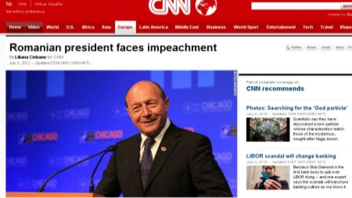 lupta pentru putere zguduie politica romaneasca presa internationala despre suspendarea lui basescu