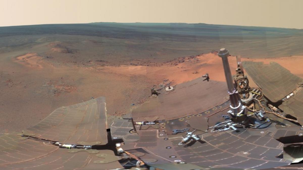 cea mai spectaculoasa imagine cu planeta marte pe care ai vazut o vreodata