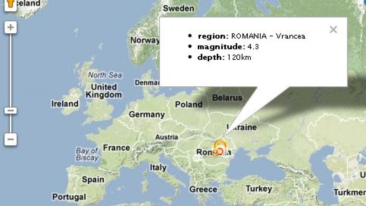 pamantul romaniei s a zguduit in aceasta dimineata un cutremur de 4 3 s a produs in vrancea