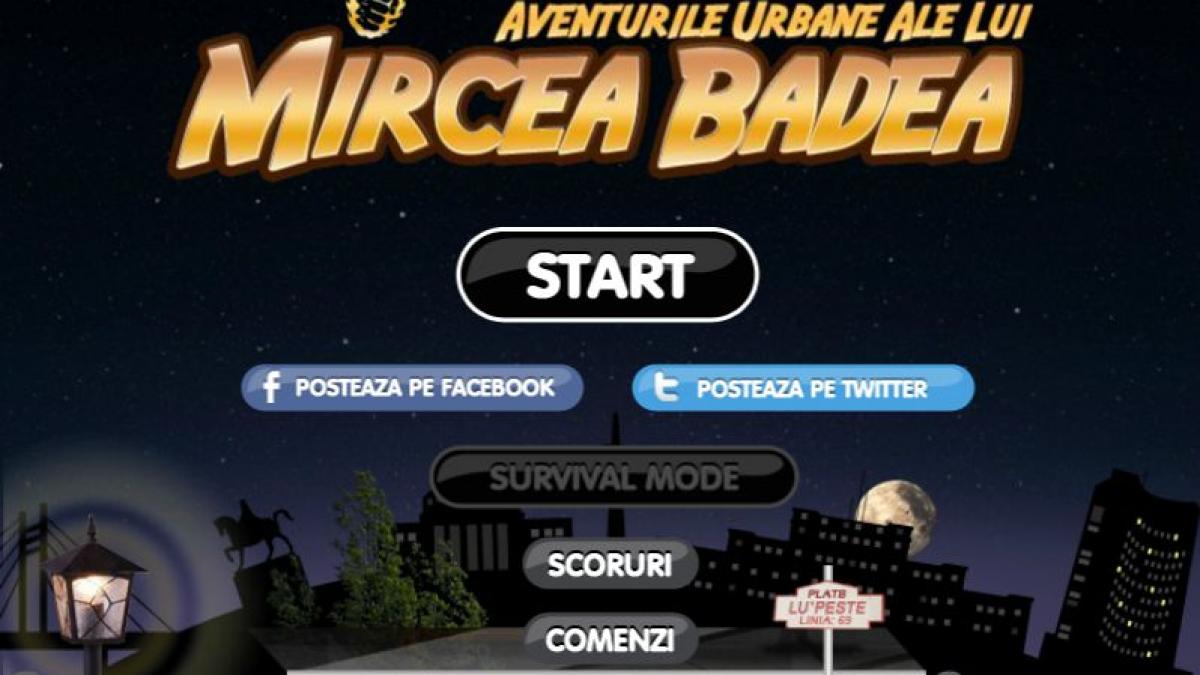 foarte tare jocul creat de un user al antena3 ro pentru mircea badea ajuta l pe badea sa se lupte