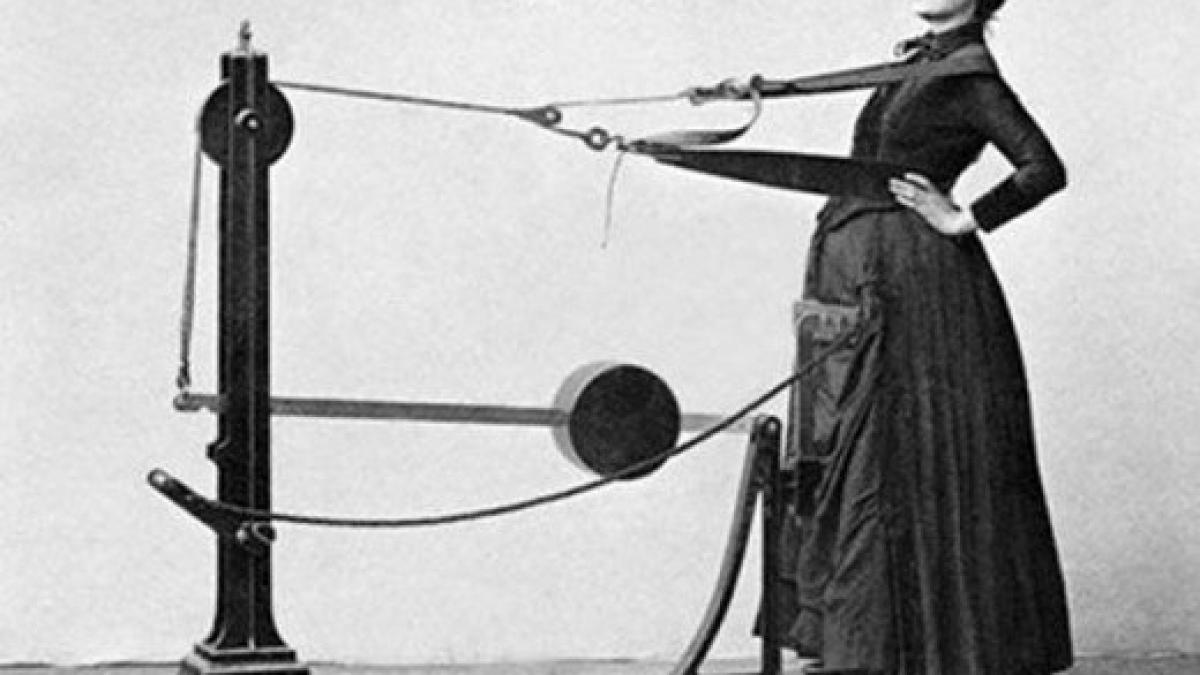 stramosii aparatelor de gimnastica cum faceau oamenii sport in urma cu 150 de ani