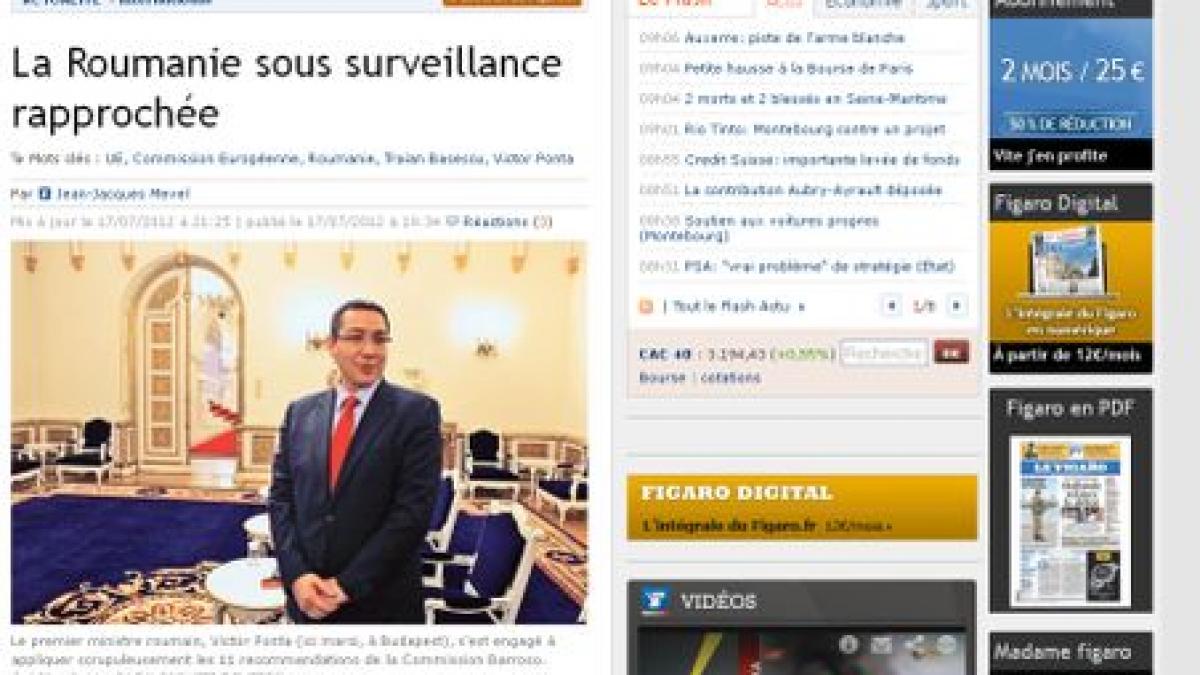 le figaro romania se confrunta cu o problema de cultura politica sunt putine figuri angelice la