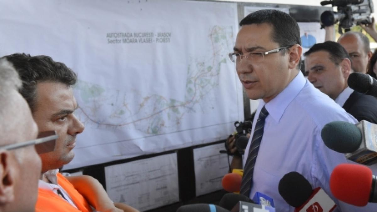 vezi ce masuri drastice avea de gand sa ia victor ponta daca autostrada nu ar fi fost pusa in