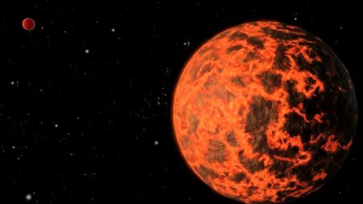 o exoplaneta acoperita de lava a fost descoperita de cercetatorii americani