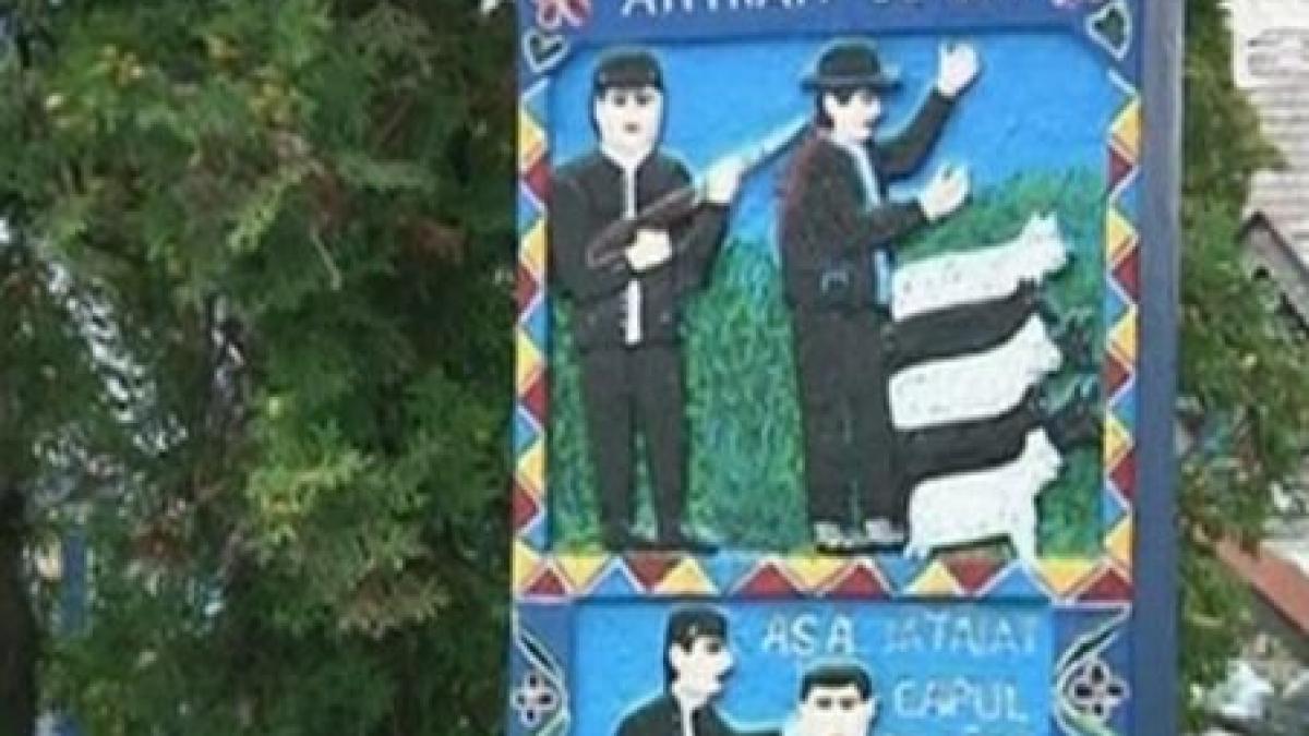 sub aceasta cruce grea zace biata soacra mea cimitirul vesel de la sapanta locul care i a fascinat