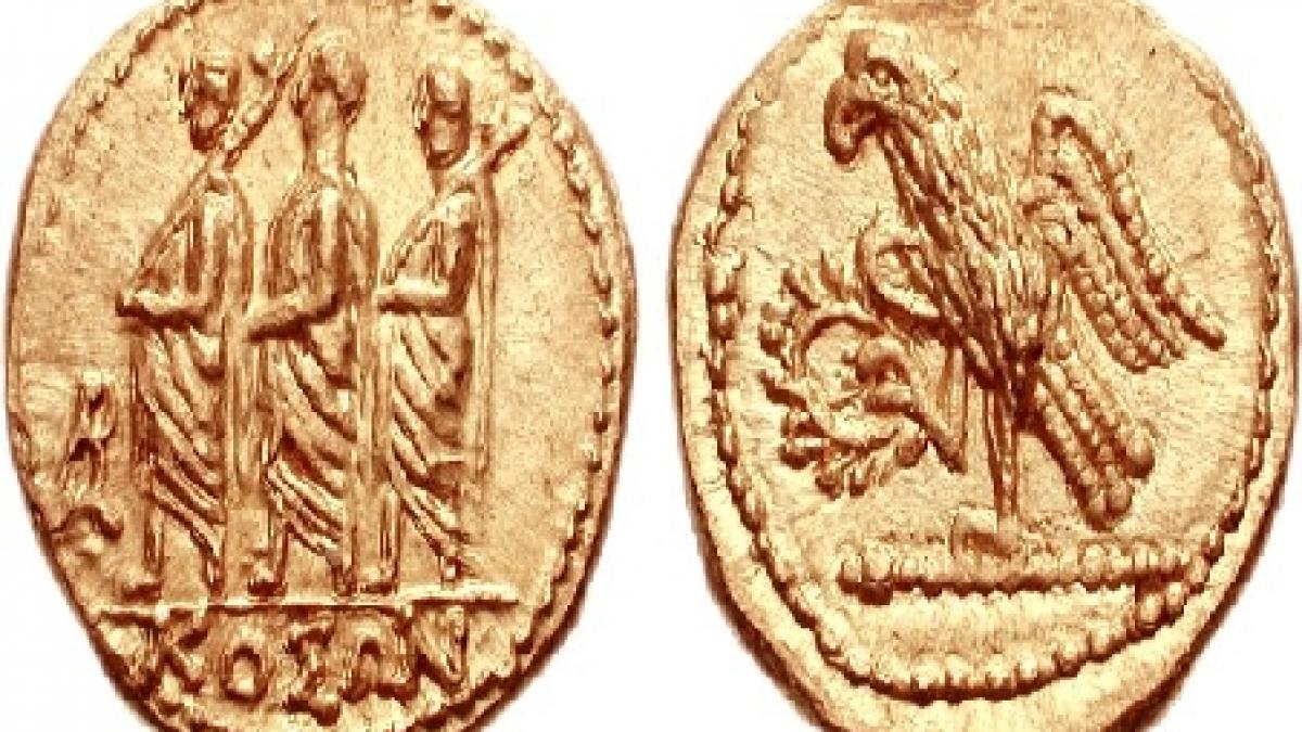 doua monede dacice din aur recuperate la dublin si repatriate joi in romania