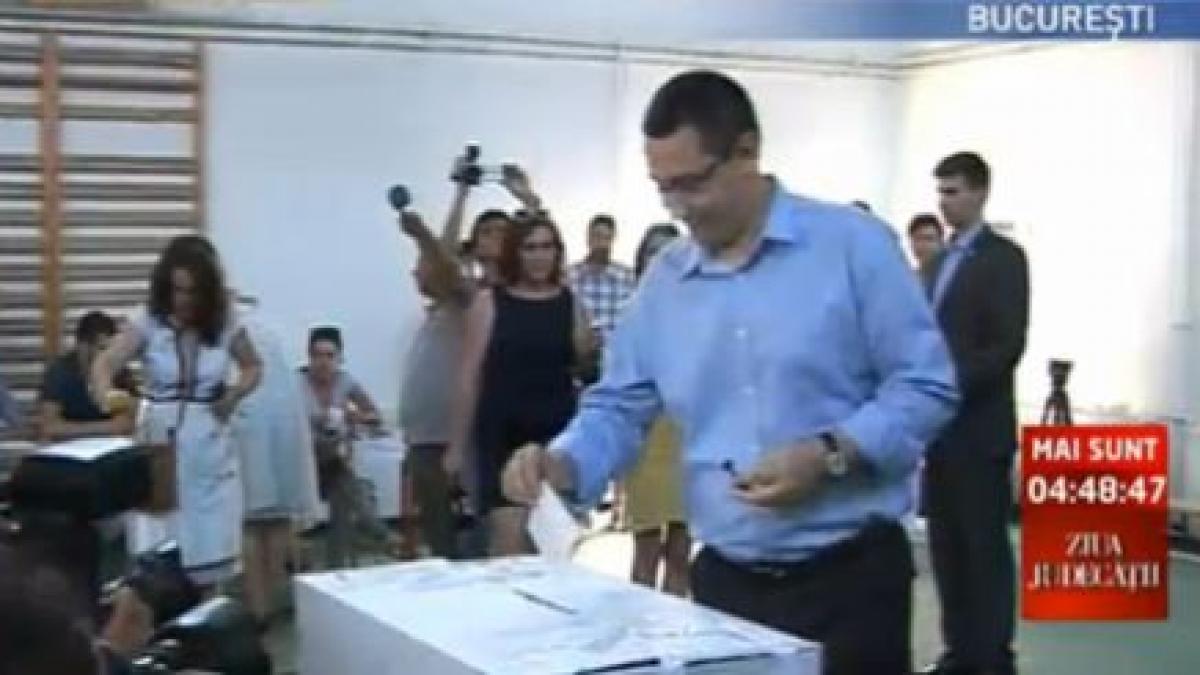 ponta referendumul se desfasoara corect tipetele privind frauda sunt smecherii de campanie