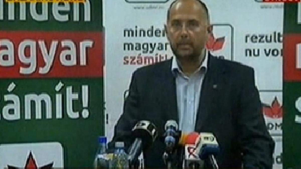 kelemen hunor nu pot accepta ca maghiarii sa fie declarati vinovati pentru acest referendum