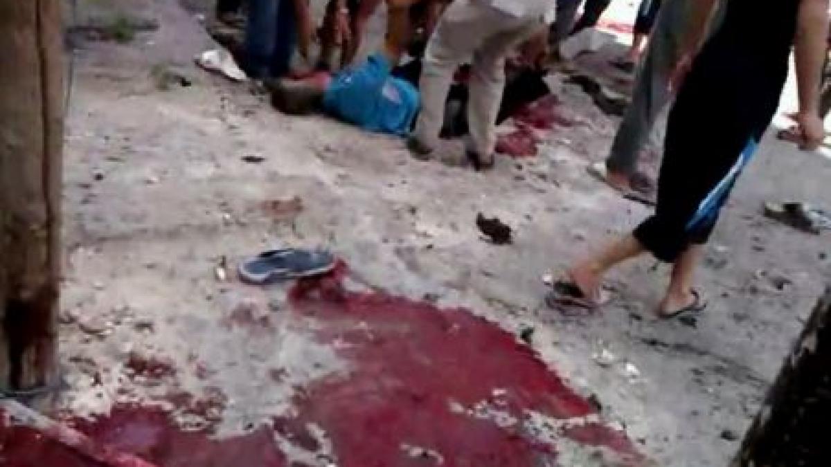 onu regimul sirian a folosit avioane de vanatoare pentru a bombarda orasul alep