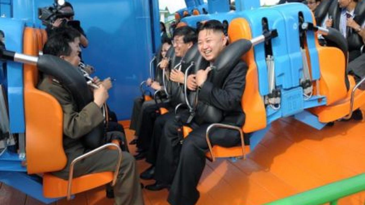 cum se distreaza liderul nord coreean kim jong un in parcul de distractii