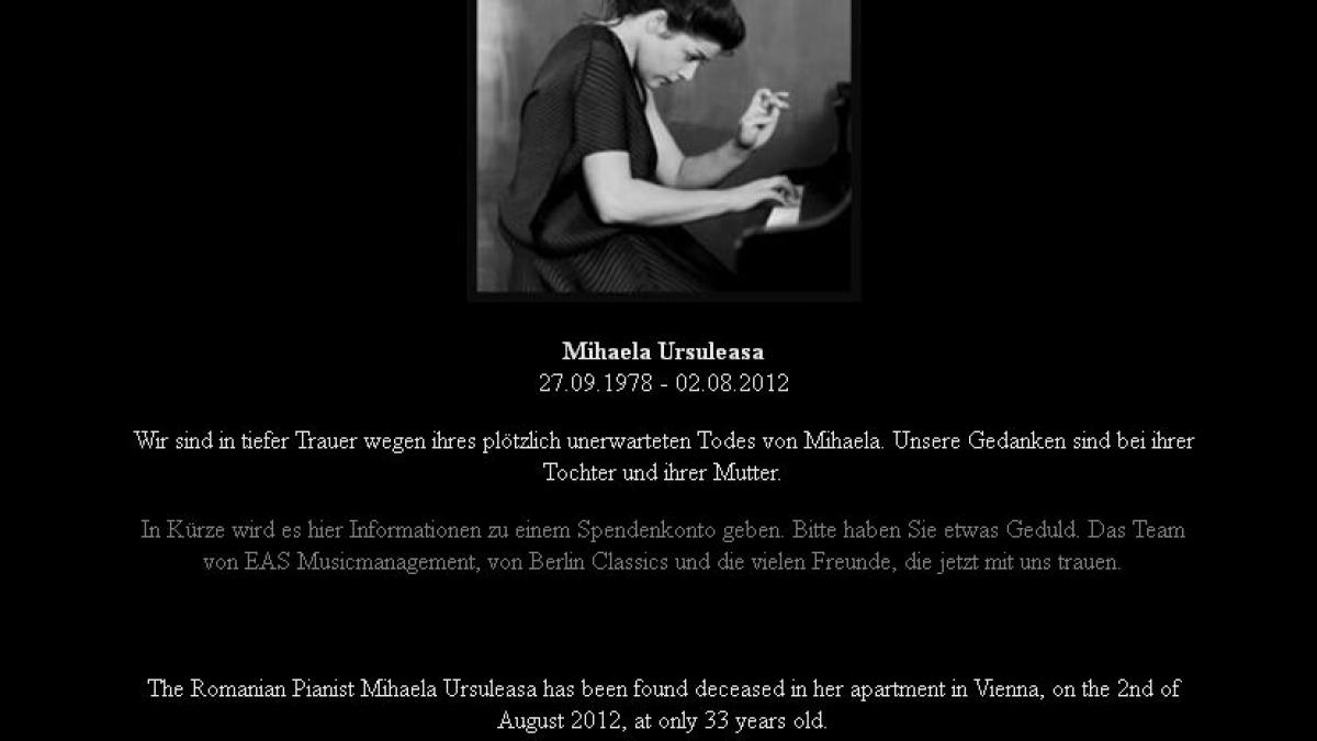 mesajele colegilor indurerati de pierderea pianistei mihaela ursuleasa am pierdut unul din cei mai