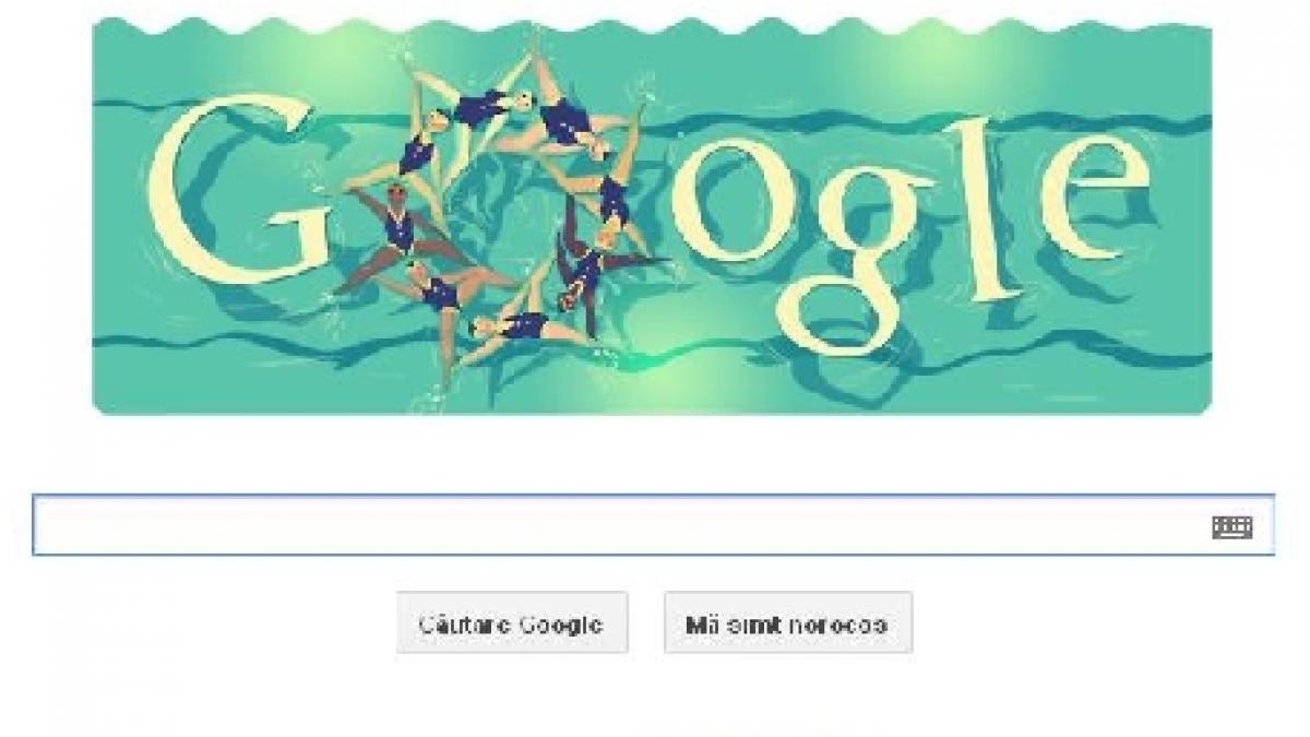 google si a schimbat logoul pentru a promova proba de inot de la jocurile olimpice