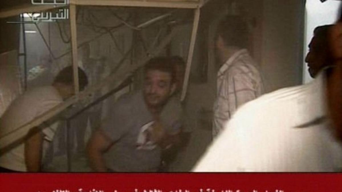 o bomba a explodat in sediul televiziunii de stat din siria