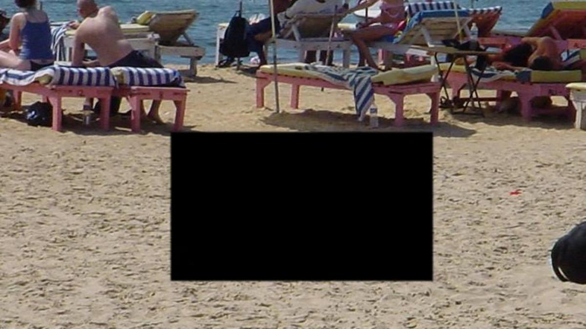 aparitia de pe plaja care i a facut pe turisti sa se inchine ce vaca ne am dus toti sa punem mana