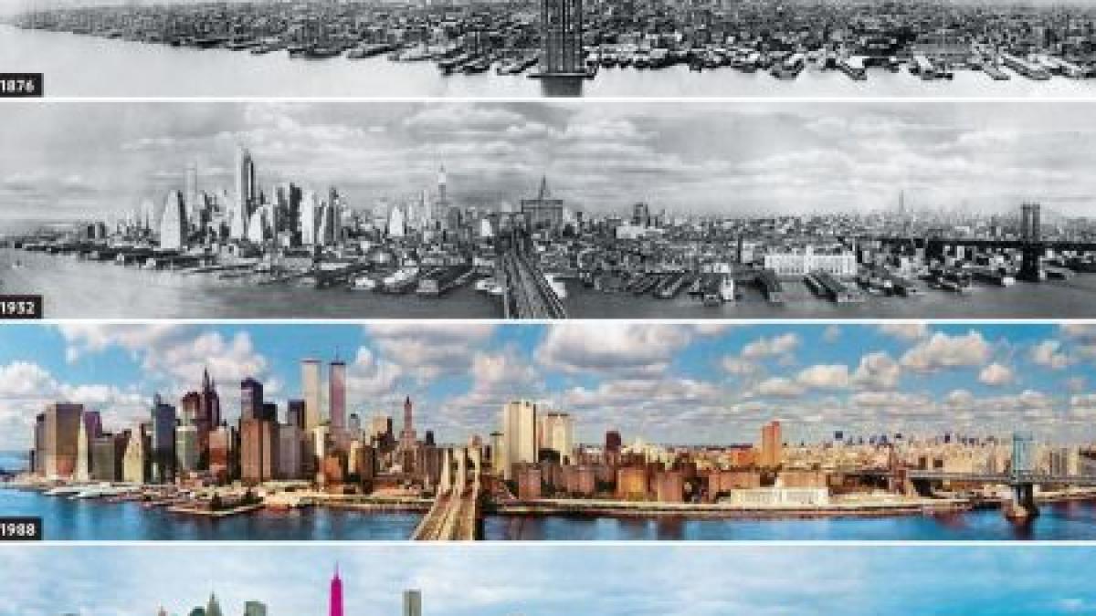 imaginea care arata cum a crescut orasul new york