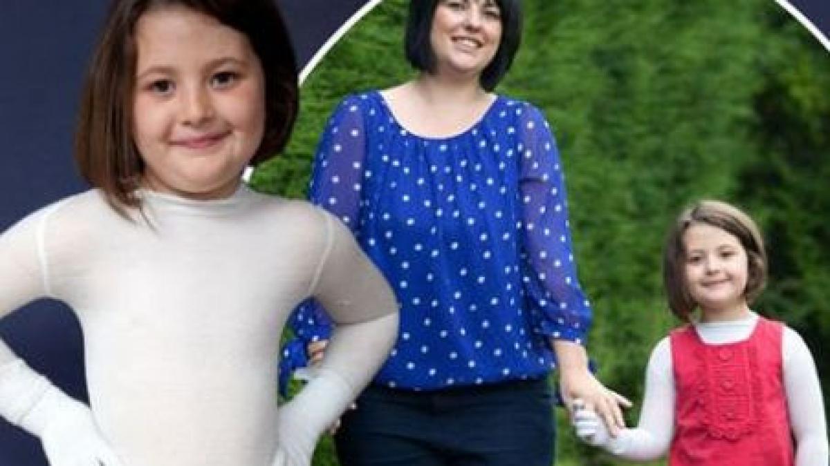 ea este fetita care isi risca viata in fiecare secunda o maladie crunta o obliga sa poarte non stop