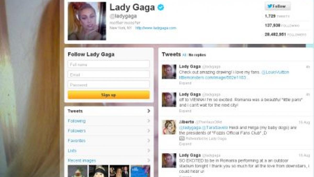 lady gaga pe twitter romania a fost un frumos mic paris