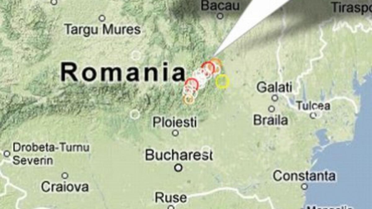 un cutremur de 3 9 grade s a produs sambata in vrancea