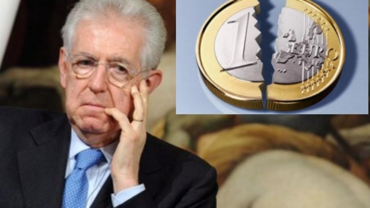monti aceasta ar fi cea mai mare tragedie pentru italia si europa iar riscul exista