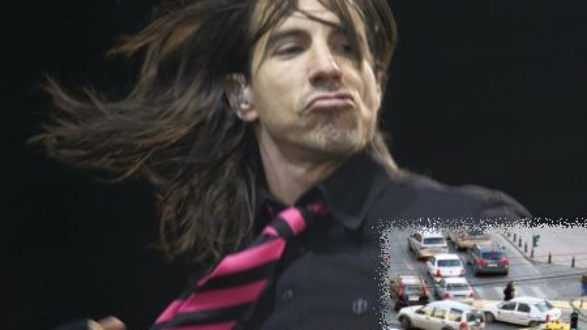 ce schimbari aduce concertul red hot chili peppers in traficul bucurestean care sunt strazile cu