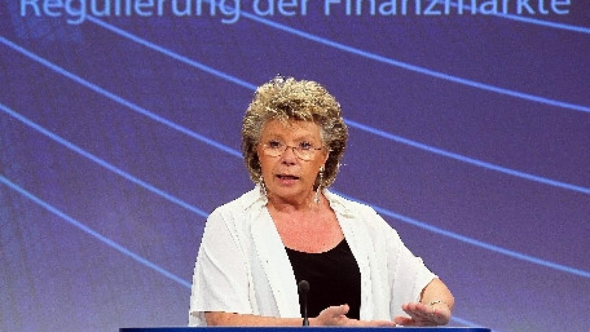 viviane reding aderarea romaniei la spatiul schengen ar putea fi amanata