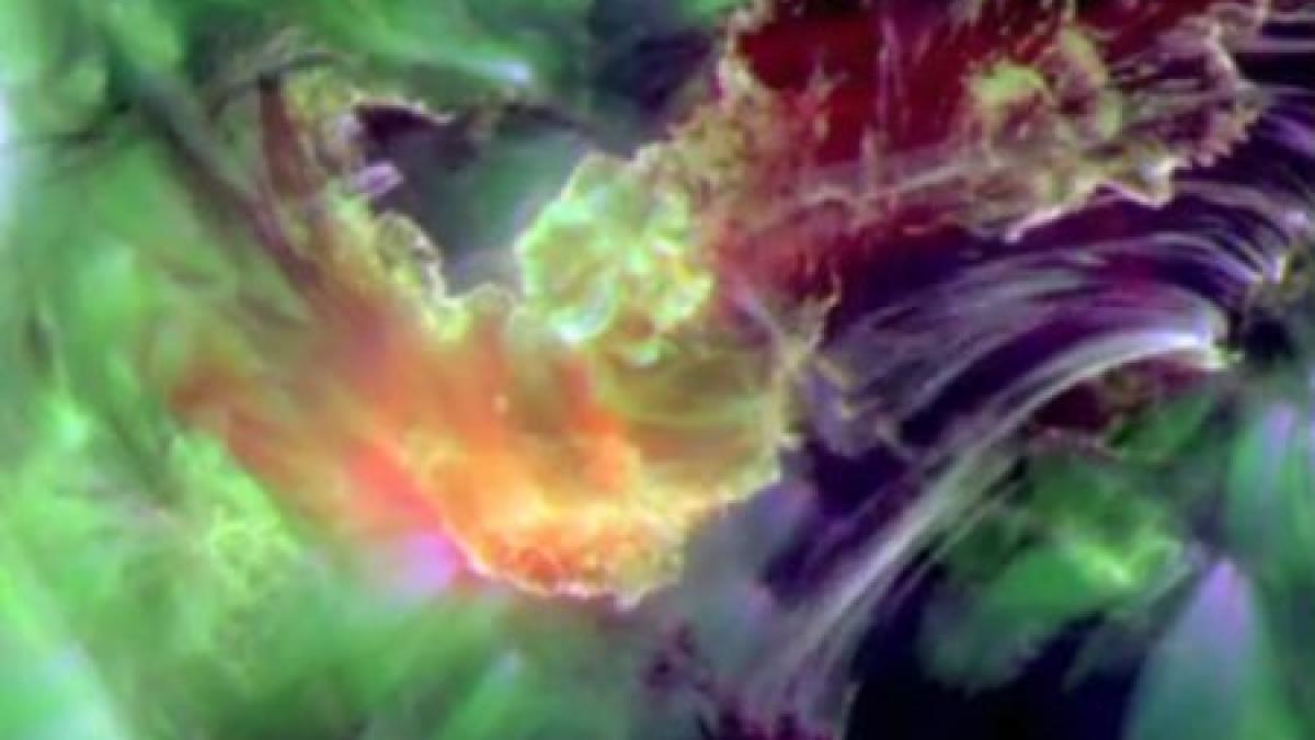 biciul soarelui loveste astazi pamantul nasa a publicat imagini cu acest fenomen