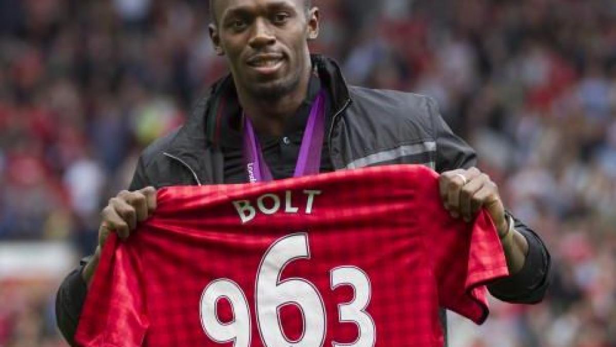 usain bolt ar putea juca pentru manchester united intr un meci caritabil
