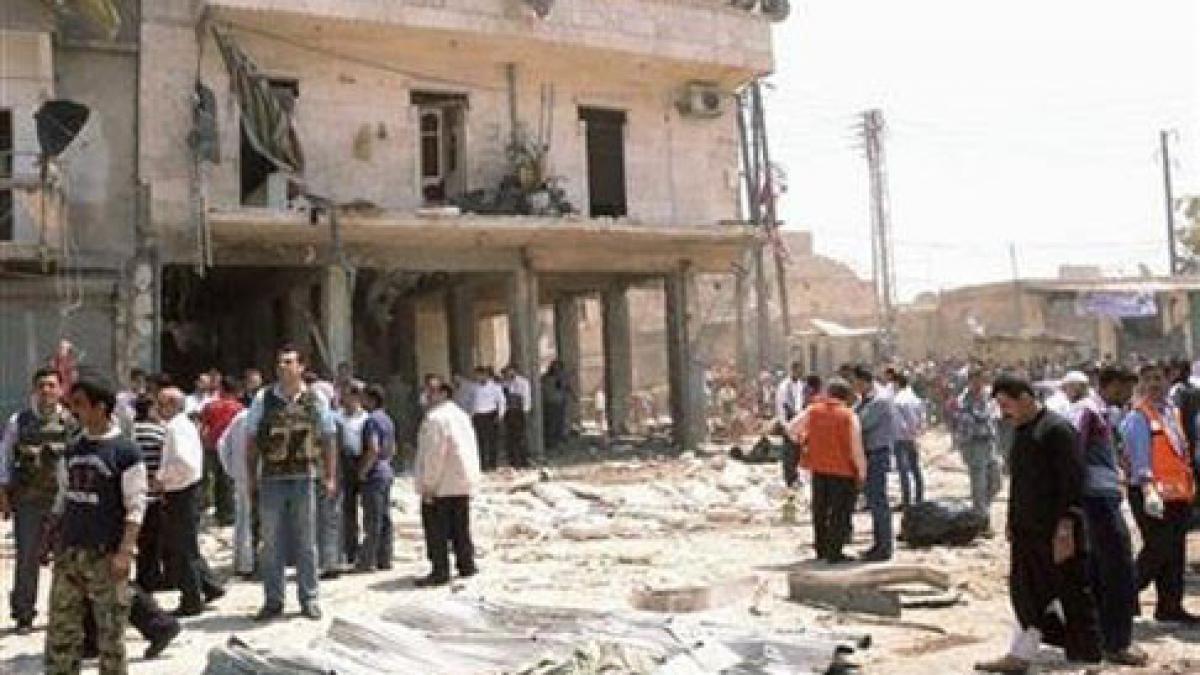 batalia pentru damasc 5 morti si zeci de raniti dupa explozia unei bombe