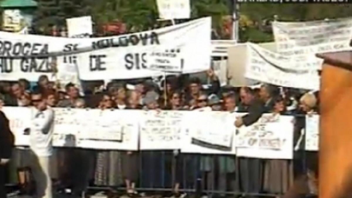 nou protest impotriva exploatarii gazelor de sist la barlad