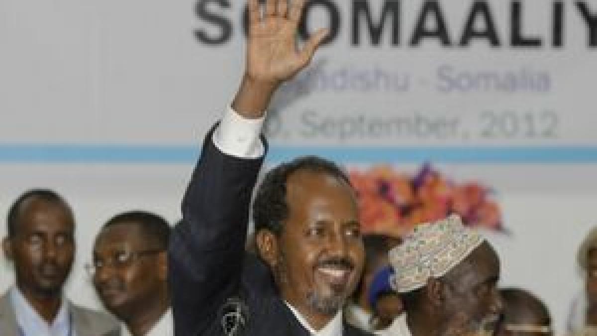 hassan cheikh mohamoud a fost ales presedinte al somaliei