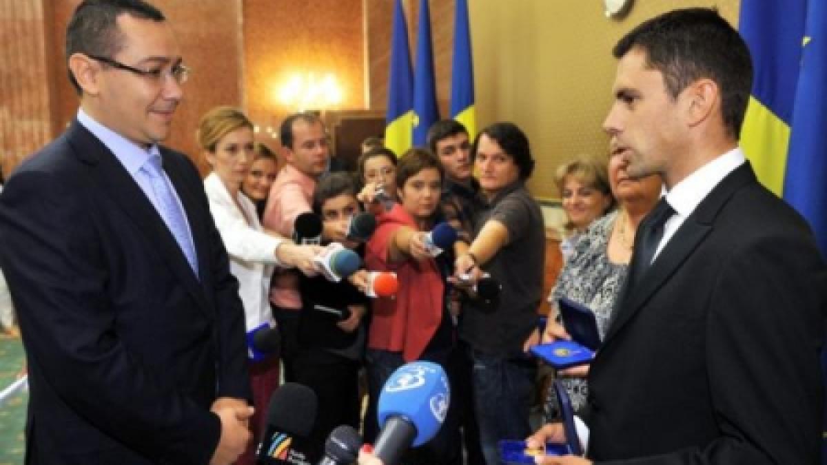 Eduard Novak, rewarded for his success at the Paralympic games 