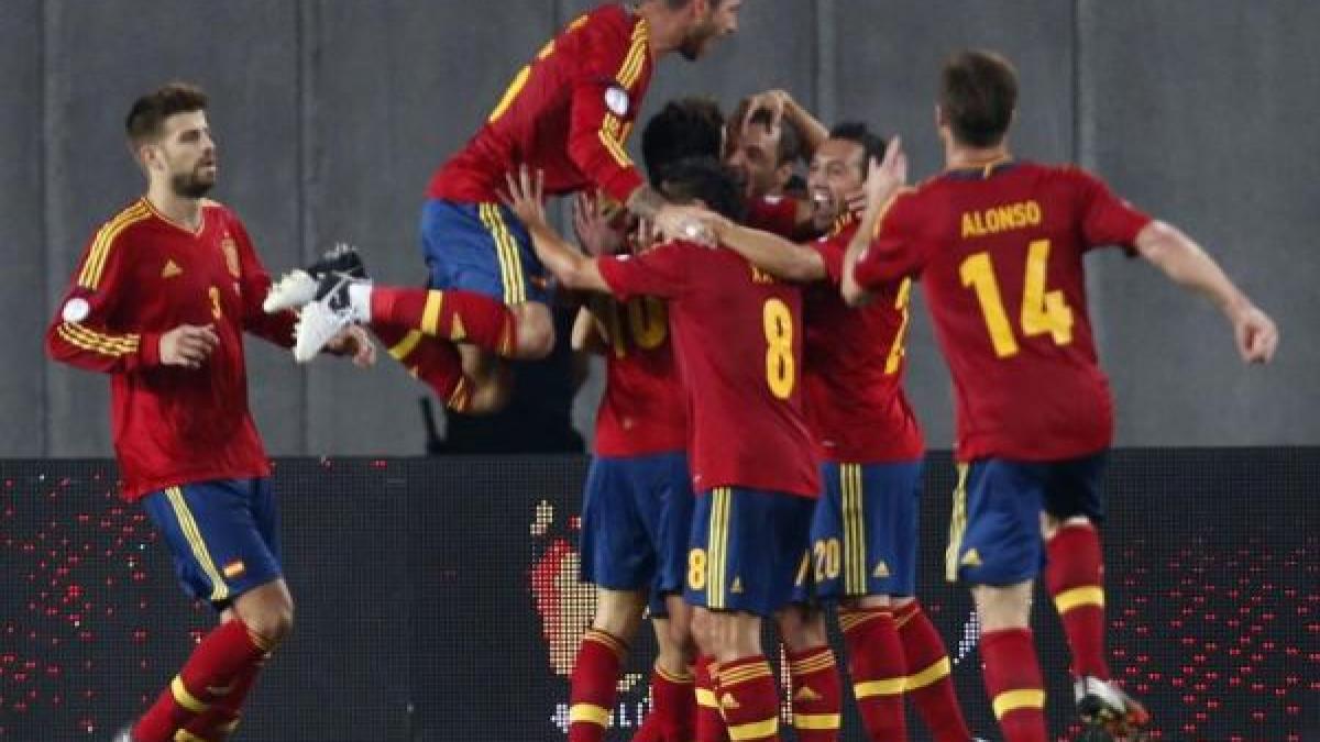 preliminarii cm 2014 spania a castigat cu emotii in georgia anglia doar egal acasa cu ucraina